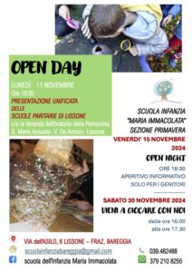 locandina open day unificati